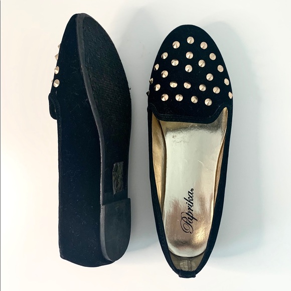 Paprika Shoes Paprika Black Gold Sandals Poshmark